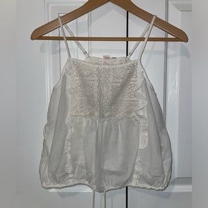 White tank top blouse